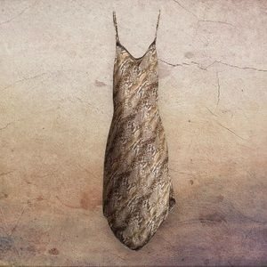 Inner Most Animal print lingerie slip and robe set